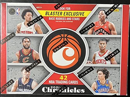 2021-22 Panini Chronicles NBA košarkaška tvornica zapečaćena Blaster Box 42 kartice 6 pakovanja 7 karata. Pronađite 6 Blaster ekskluzivnih