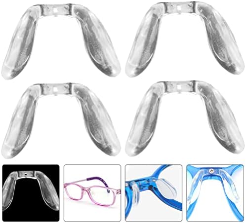 Healvian Vasos para niños 4pcs silikonska ljepljiva naočala nos jastučići silikonski jastuk za nos u obliku zračnih komora jastučići