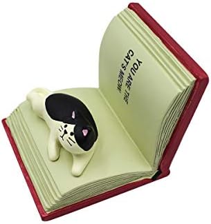 Suillty Lijepa mačka ležala na držaču stanja mobitela čarobne knjige, stolni stol za pametne telefonske telefonske telefonske telefonske