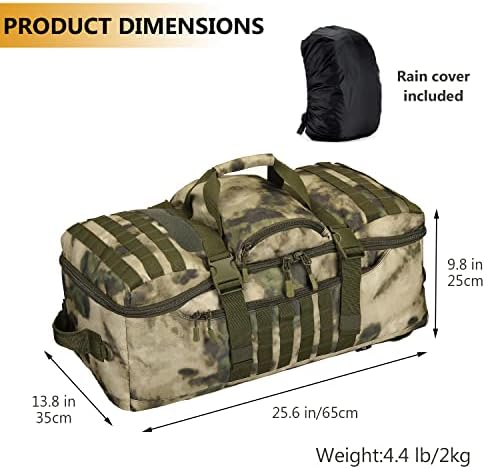 Protector Plus taktički putni ruksak 60L vojna MOLLE torba