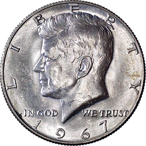 1967. srebrni Kennedy pola dolara 50c o necrtenom