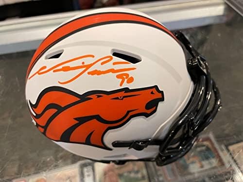 Neil Smith Denver Broncos potpisao lunarnu Mini kacigu JSA NFL kacige sa svjedočenjem