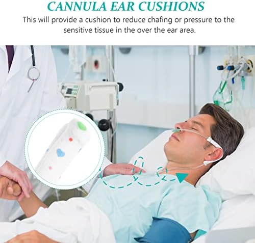 Healeved oxygen Mask jastuk za uši 1 par nazalnih jastučića za uši štitnici za uši štitnici za cijevi za kisik meka kanila zaštita