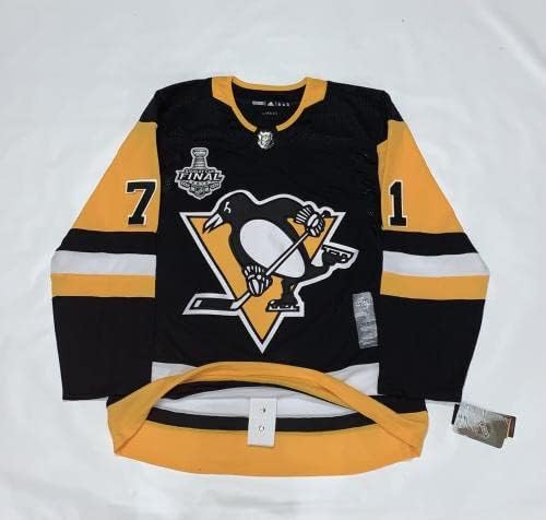 Evgeni Malkin potpisao je Adidas CLIMitatit Penguins 2017 Stanley Cup Jersey PSA COA - autogramirani NHL dresovi