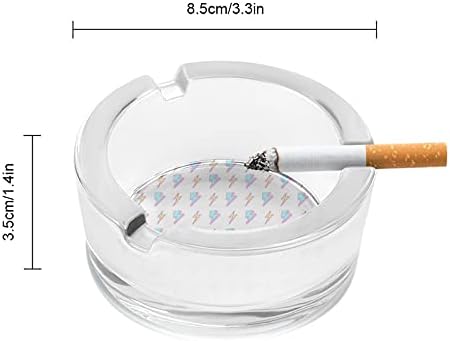 Munje cigarete Pušači Glass Ashtrays ladica za pepeo za kućni uređivač stolara