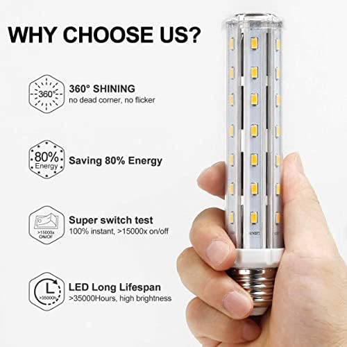 30w LED kukuruzne sijalice-300w ekvivalentno, 2500 lumena,6500k dnevno Bijelo,E26 baza za skladišta,supermarkete,garaže,fabrike,radionice,ulice,
