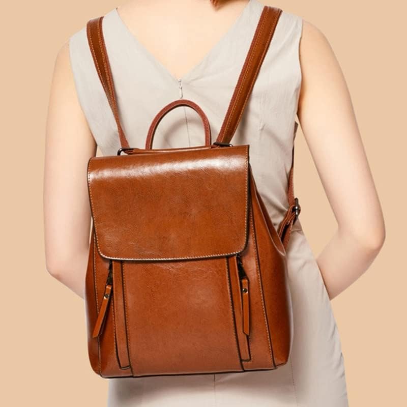Sawqf originalni kožni ruksak ruksak križne torbe na ramenu ženke prirodne kože knjige laptop glasnike torbe