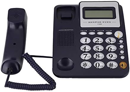 Ožirani telefoni, prenosivi poslovni / kućni kabelični telefonski telefon sa kalkulatorom / budilicom Funkcija, podrška pozivatelja