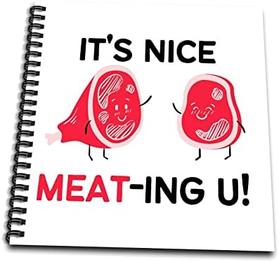 3Droza 3drose - Rozeta - Funny Food fraze - lijepo je meso ing vas - crtanje knjiga