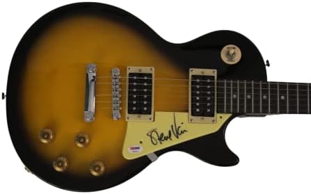 STEVE VAI potpisan autogram pune veličine SUNBURST GIBSON EPIPHONE LES PAUL električna gitara W/ PSA autentifikacija - FRANK ZAPPA