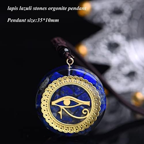 Sinmilk oko horusa / oka energetske orgonitne amuleta zacjeljujući reiki joga ogrlica za meditaciju