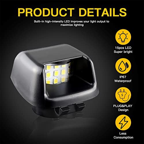 Apmat Full LED licencna ploča Svjetla lampica Svjetiljka Kompatibilna sa Nissan Navara D40 Frontier Armada Titan Xterra Suzuki Equator