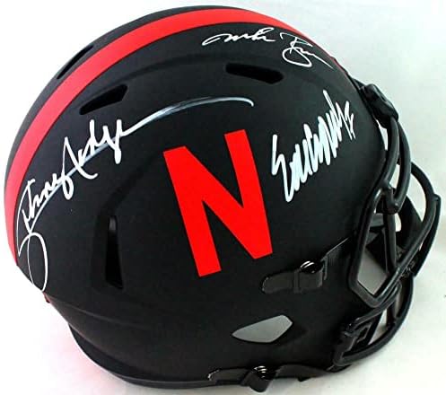 Nebraska Heisman pobjednici sa autogramom F / S Eclipse Speed Helmet - JSA W *fakultetske kacige s bijelim autogramom