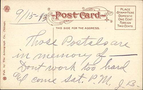 Park bolnica Mason City, Iowa IA originalna antička razglednica