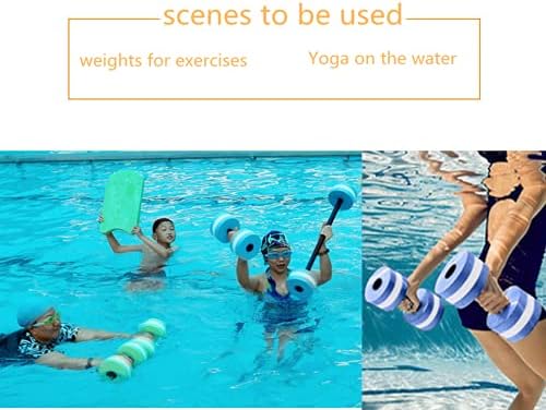 DFDFG vodene bučice vode aerobne vježbe pjena teška otpornost Barbells Swim Bar Aqua Fitness Barbell oprema za utege za vodu niskog