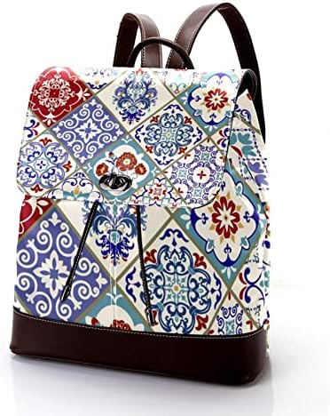VBFOFBV ruksak za laptop, elegantan putni ruksak casual paketa ramena torba za muškarce, patchwork etničkog vintage cvjetni