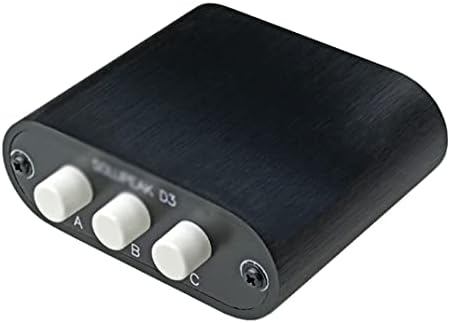 ZlxDP 3-kanalni 3,5 mm Aux Stereo audio izvorni prekidač, 3 u 1 OUT ulaznim prekidačem signala Selektor zvučnika slušalica