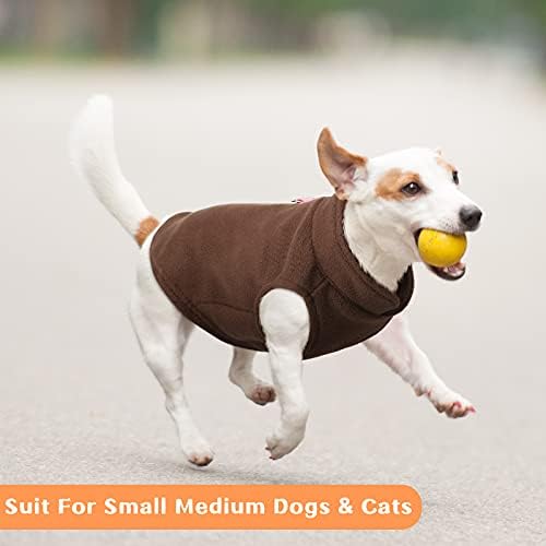 6 komada pseći fleese prsluk pulover toplog pasa jakna hladna duks kućnih ljubimaca sa povodljivom prstenom ugodnom psećem odjeću
