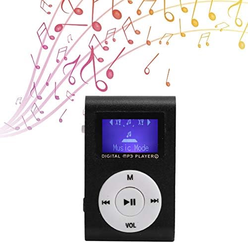 32GB MP3 plejer, Reprodukcija muzike prenosivi tanak Mini digitalni LCD ekran uređaj bez gubitaka zvuk sa USB kablom za slušalice podržava memorijsku SD karticu džepni HD zvučnik deca odrasli sport hodanje