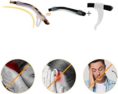 SmartTop naočale ušne jastuke - protiv klizanja naočale uho hvataljke-silikonske meke naočale uho držač za kuku za muškarce žene dječje