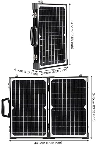 SUNYIMA prijenosni solarni paneli, 20w 18v Mini solarni paneli kofer prenosivi sa ugrađenim sistemom stabilizacije napona Dual USB,