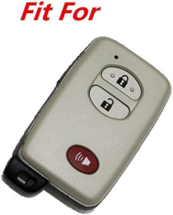 WFMJ Crna 3 dugmeta Smart Remote Key Case Cover lanac za Toyota 4Runner Avalon Camry Corolla Highlander Land Cruiser Venza Prius C