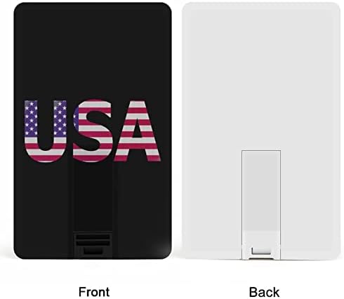 Američka zastava USB fleš pogon dizajn kreditne kartice USB fleš pogon Personalizirano Memory Stick tipka 64g