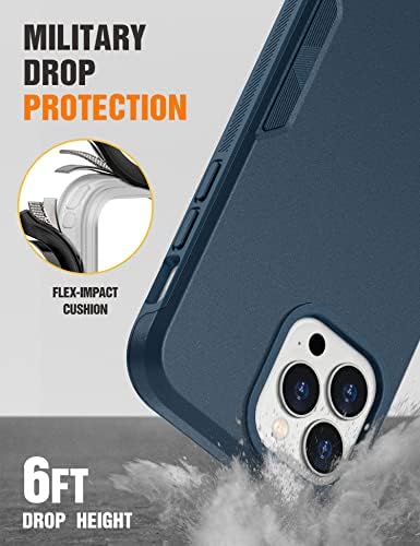 WVM za iPhone 13 Pro Max Case sa 2 zaštitnika za ekranu + 2 zaštitnika za sočiva kamere, zaštitni teški iPhone 13 Pro max Case 6,7