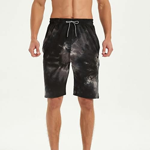 Teretana za muškarce kratke hlače elastični Tether kontrastne boje džepni pojas za slobodno vrijeme sportski šorc muški trening