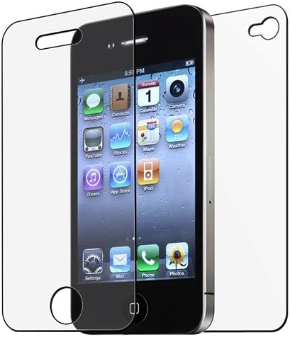 Premium Zaštita ekrana protiv odsjaja / Mat za cijelo tijelo za Apple iPhone 4 4G / 2 komada naprijed i nazad