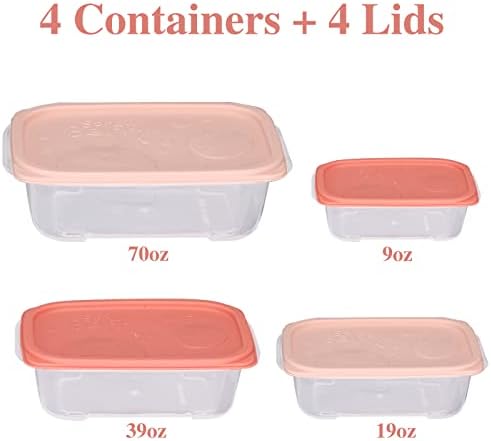 Eosvarog kontejneri za skladištenje hrane sa poklopcima-plastični kontejneri za gniježđenje za hranu-kontejneri za skladištenje bez