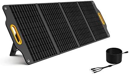 Sklopivi solarni Panel snage 120 W sa produžnim kablom od 32.8 stopa/10 metara DC kompatibilan sa solarnim panelom Powerness, Jackery,