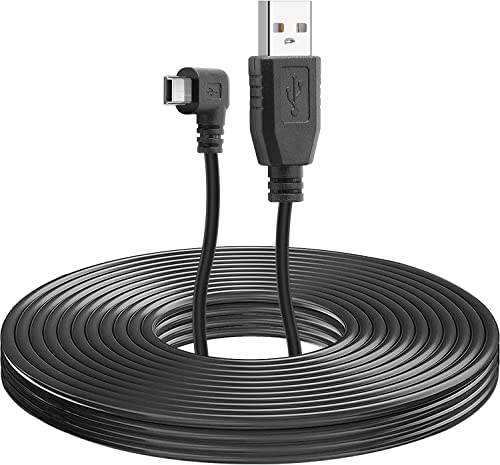Arifayz mini USB kabel za punjenje za Q3 Dash Cam, USB 2.0 A-muško za mini-B Auto vozila Adapter za punjač za punjač za crticu CAM