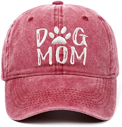 Heybox ženska mama psa izvezena šešir podesiva traper bejzbol kapa