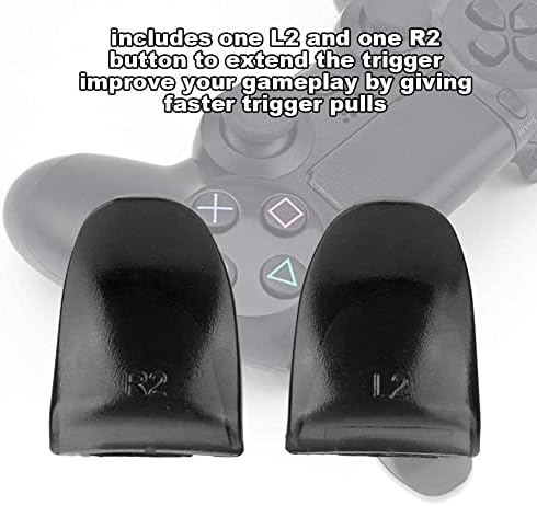 Istražitelj za PS4 PlayStation4 2PCS izdržljivi R2 L2 tipke Okidač Extender proširenje za PS4 kontroler Prošireni proklizavač