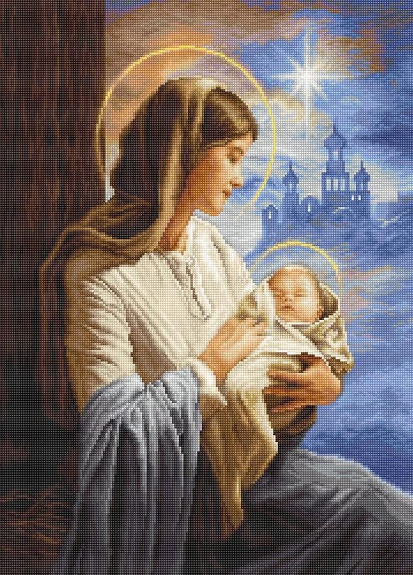 Lucas-s komplet za šavove-Sveta Marija i dijete, B617