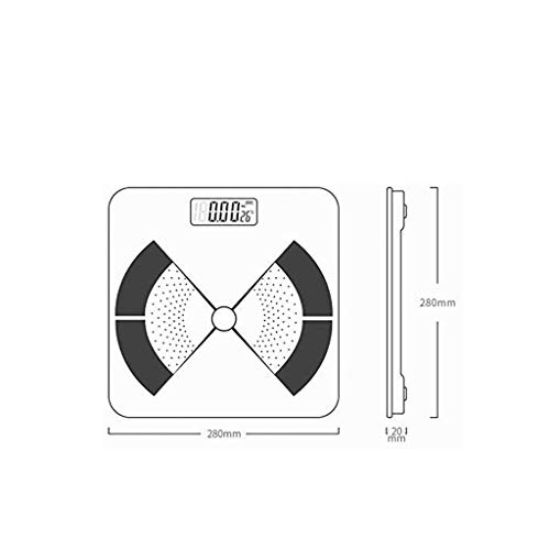 QUUL baterija elektronske vage za vaganje domaće vage za tijelo precizno pozivajući odrasle vage za vaganje električne porodice za