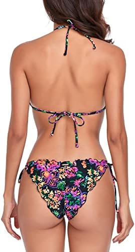 RELLECIGA ženski Set bikinija s valovitim trokutom Brazilski kupaći kostimi