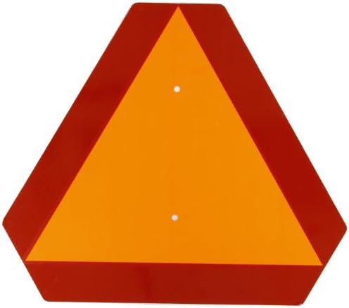 Brady Slow Moving Resik vozila, 14 visina x 16 širina, čelik, reflektirajuća narandžasta i crvena - 57894