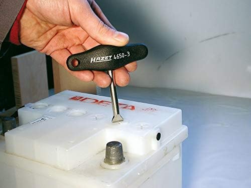 Hazet 4650-3 95 mm Profil utora Poseban alat za utikače za baterije - hromirana