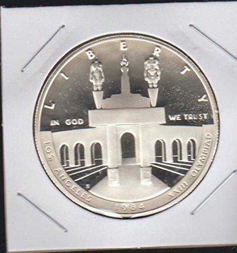 1984 S Olimpijski kolizirani kolizirani Kolozite $ 1 Izvrsni dragulj Dokaz DCAM US Mint