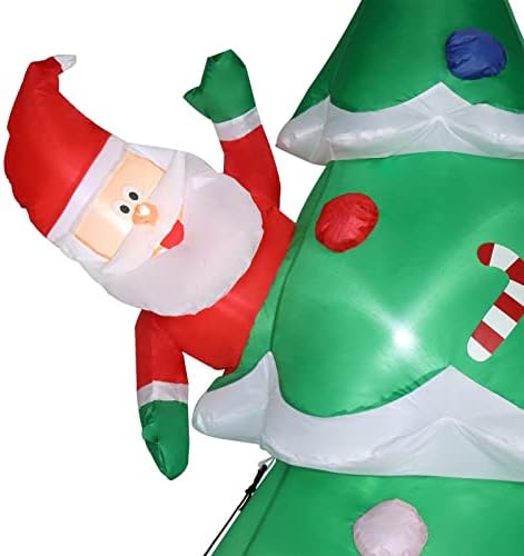 Božićni eksploziji 8ft božićnjak na napuhavanje Snowman Santa Claus osvjetljavanje vanjske dekoracije za zabavu Božić na naduvavajućeg