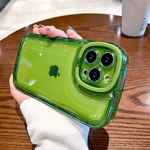 Jednodijelni kompatibilan za iPhone 13 Pro Max Case sa Clear Kickstandom Kreativni zaštitni dizajn sa držačem kamere za TPU Slim ShockOfofo