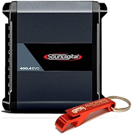 Amplifier Soundigital SD 400.4 Evo 4.0 4 Kanal 400 W RMS Super Compact Male veličine