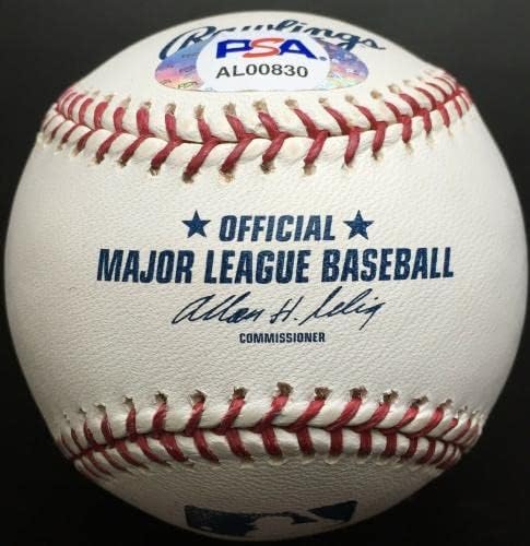 Whitey Ford HOF 74 Autographirani MLB bejzbol, PSA ocjena ** Nm-MT 8.5 ** - AUTOGREMENA BASEBALLS