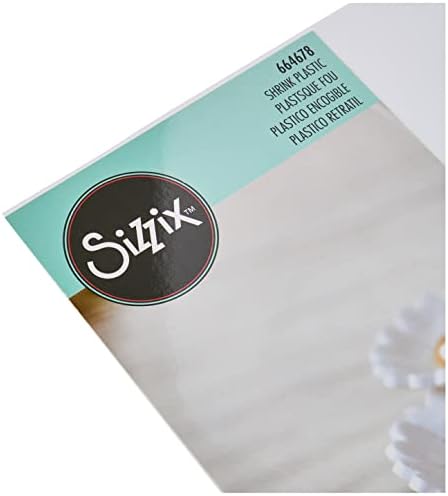 Sizzix površinz 664678, 10 pakovanja, bijelo shrink plastika, 10 brojeva
