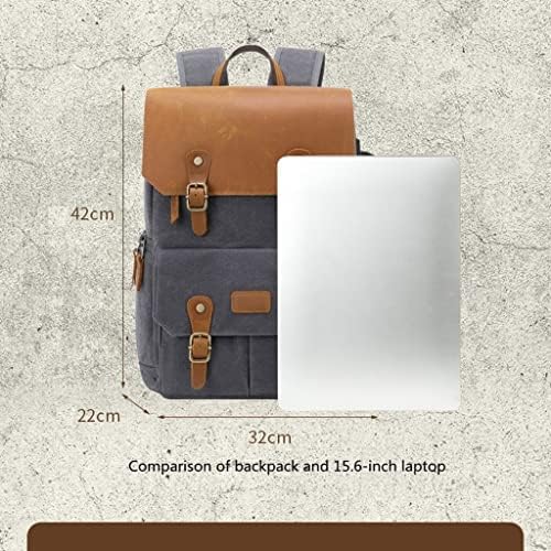 Muška ruksaka kamere USB velika torba vodootporna voskana platna rucksack Professional Ranaps