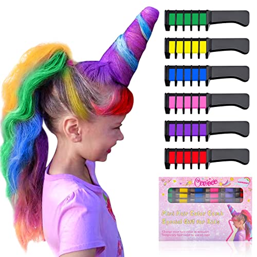 Hair Chalk za djevojčice, Privremeni Dodaci za boju kose Igračke Pokloni za djecu, djevojčice Dodaci za kosu stvari za kosu, perivi