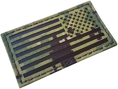 AOR2 IR USA Američka obvezna zastava 2x3.5 NWU Tip III mornaričke brtve Devgru Stars and Stripes Morale Touch Fastener Patch