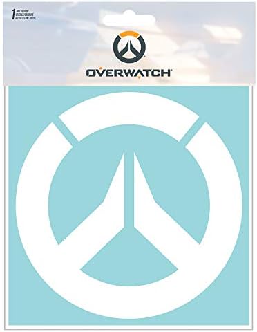 JINX Overwatch logotip naljepnica od vinila, bijela, 5.75